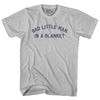 Sad little man in a blanket Adult Cotton T-shirt by Tribe Lacrosse