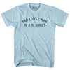 Sad little man in a blanket Adult Cotton T-shirt by Tribe Lacrosse