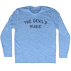 The Devil'S Music Adult Tri-Blend Long Sleeve T-shirt by Tribe Lacrosse