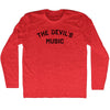 The Devil'S Music Adult Tri-Blend Long Sleeve T-shirt by Tribe Lacrosse