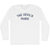 The Devil'S Music Adult Cotton Long Sleeve T-shirt by Tribe Lacrosse