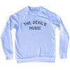 The Devil'S Music Adult Tri-Blend Sweatshirt by Tribe Lacrosse