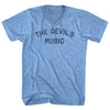 The Devil'S Music Adult Tri-Blend V-neck T-shirt by Tribe Lacrosse