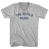 The Devil'S Music Adult Cotton V-neck T-shirt by Tribe Lacrosse