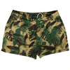 Tropic Thunder Camo Shorty Short Gym Shorts 2.5" Inseam Made In USA by Tribe Lacrosse