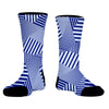 Multiple Lines Pattern Athletic Crew Socks by Tribe Lacrosse