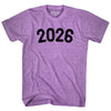 2026 Year Celebration Adult Tri-Blend T-shirt by Tribe Lacrosse