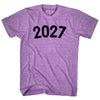 2027 Year Celebration Adult Tri-Blend T-shirt by Tribe Lacrosse