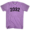 2032 Year Celebration Adult Tri-Blend T-shirt by Tribe Lacrosse