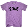 2045 Year Celebration Adult Tri-Blend T-shirt by Tribe Lacrosse