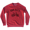 365 Days Bike Adult Tri-Blend Sweatshirt by Tribe Lacrosse