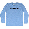 Bad Boys Stencil Font Adult Tri-Blend Long Sleeve T-shirt by Ultras