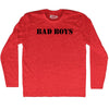 Bad Boys Stencil Font Adult Tri-Blend Long Sleeve T-shirt by Ultras