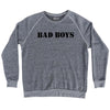 Bad Boys Stencil Font Adult Tri-Blend Sweatshirt by Ultras