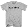 Bad Boys Stencil Font Adult Cotton T-shirt by Ultras