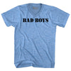 Bad Boys Stencil Font Adult Tri-Blend V-neck T-shirt by Ultras