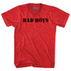 Bad Boys Stencil Font Adult Tri-Blend V-neck T-shirt by Ultras