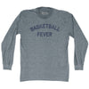 Basketball Fever Adult Tri-Blend Long Sleeve T-shirt by Tribe Lacrosse