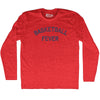 Basketball Fever Adult Tri-Blend Long Sleeve T-shirt by Tribe Lacrosse