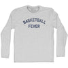 Basketball Fever Adult Cotton Long Sleeve T-shirt by Tribe Lacrosse