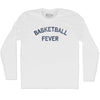 Basketball Fever Adult Cotton Long Sleeve T-shirt by Tribe Lacrosse