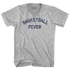 Basketball Fever Adult Cotton V-neck T-shirt by Tribe Lacrosse