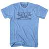 Bigrock Surf Adult Tri-Blend T-shirt by Tribe Lacrosse