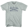 Bigrock Surf Adult Tri-Blend T-shirt by Tribe Lacrosse