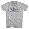 Bigrock Surf Adult Tri-Blend V-neck T-shirt by Tribe Lacrosse