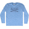 Blacks Surf Adult Tri-Blend Long Sleeve T-shirt by Tribe Lacrosse