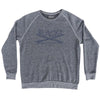 Blacks Surf Adult Tri-Blend Sweatshirt by Tribe Lacrosse