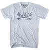 Blacks Surf Adult Tri-Blend T-shirt by Tribe Lacrosse