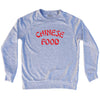 Chinese Food Adult Tri-Blend Sweatshirt by Tribe Lacrosse