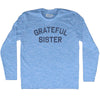 Grateful Sister Adult Tri-Blend Long Sleeve T-shirt by Tribe Lacrosse