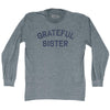 Grateful Sister Adult Tri-Blend Long Sleeve T-shirt by Tribe Lacrosse