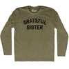 Grateful Sister Adult Tri-Blend Long Sleeve T-shirt by Tribe Lacrosse