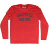 Grateful Sister Adult Tri-Blend Long Sleeve T-shirt by Tribe Lacrosse