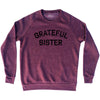 Grateful Sister Adult Tri-Blend Sweatshirt by Tribe Lacrosse