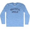 Grateful Uncle Adult Tri-Blend Long Sleeve T-shirt by Tribe Lacrosse