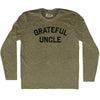 Grateful Uncle Adult Tri-Blend Long Sleeve T-shirt by Tribe Lacrosse