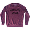 Grateful Uncle Adult Tri-Blend Sweatshirt by Tribe Lacrosse