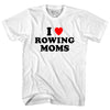 I Love Rowing Moms Youth Cotton T-shirt by Tribe Lacrosse