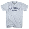 Ice Hockey Night Adult Tri-Blend T-shirt by Tribe Lacrosse