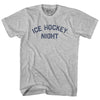 Ice Hockey Night Womens Cotton Junior Cut T-Shirt by Tribe Lacrosse