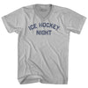 Ice Hockey Night Adult Tri-Blend V-neck T-shirt by Tribe Lacrosse