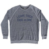 Leave Them Kids Alone Adult Tri-Blend Sweatshirt by Tribe Lacrosse