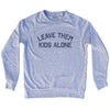 Leave Them Kids Alone Adult Tri-Blend Sweatshirt by Tribe Lacrosse