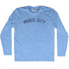 Music City Adult Tri-Blend Long Sleeve T-shirt by Tribe Lacrosse