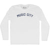 Music City Adult Cotton Long Sleeve T-shirt by Tribe Lacrosse