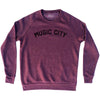 Music City Adult Tri-Blend Sweatshirt by Tribe Lacrosse